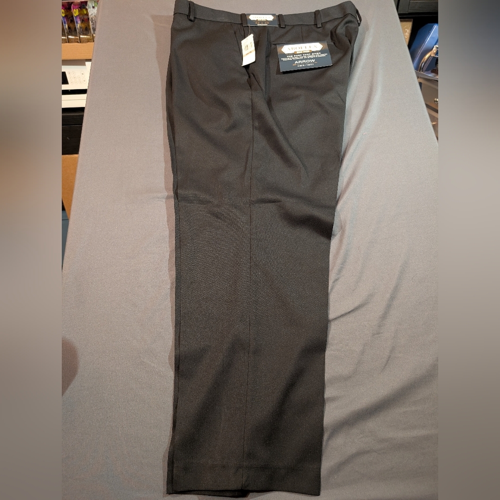Men's Black Dress Pants - Classic Tailored Fit